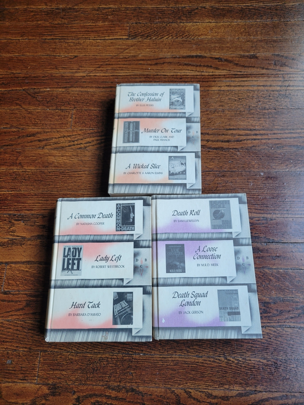 Detective Book Club Mystery Collection Vintage Hardcover Books